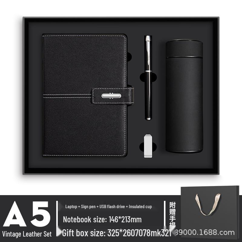 A5 Business Notebook Gift Box Set: Deluxe Office Stationery and Memorable Souvenir