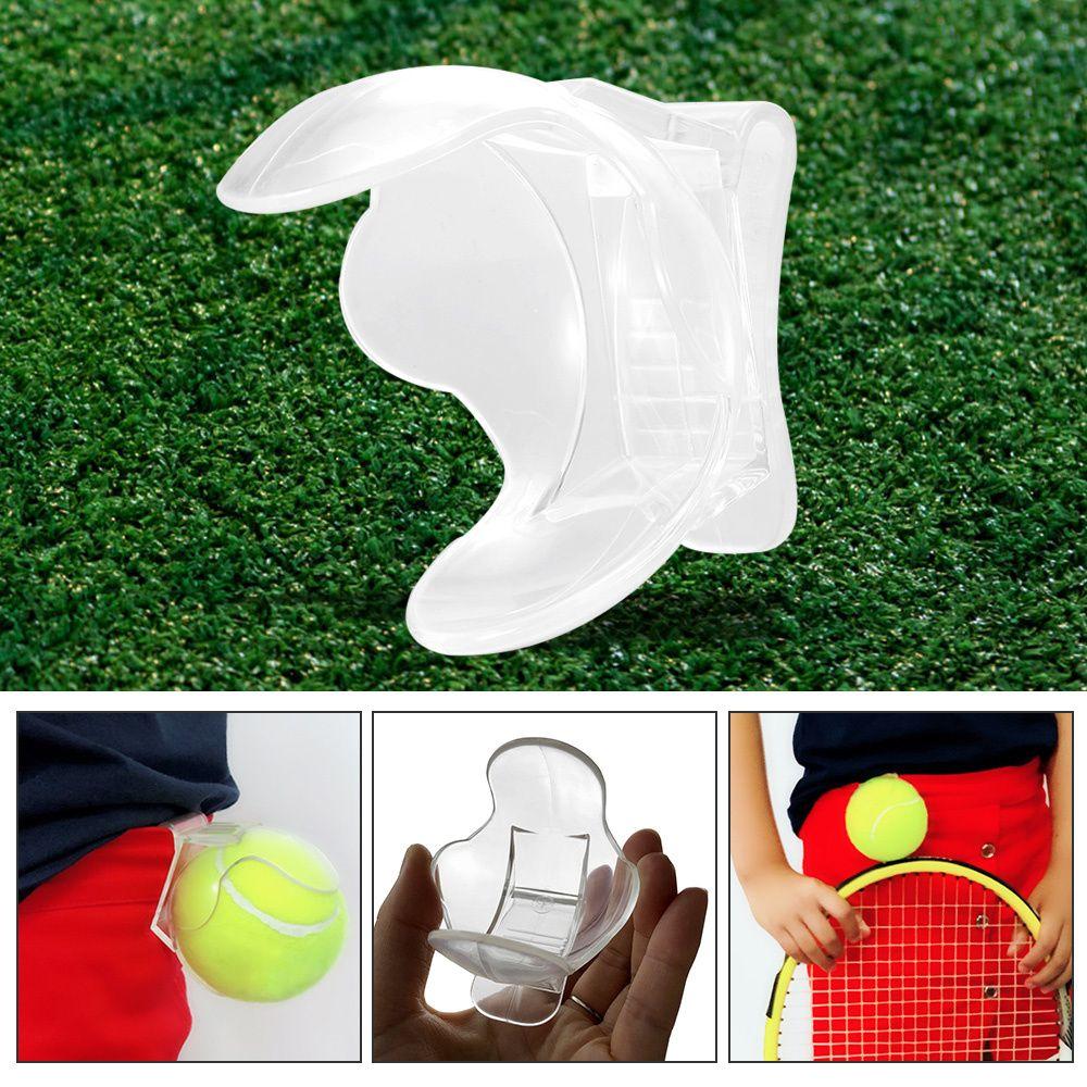 

Transparent Training Equipment Durable T Tennis Clip Tennis Ball Holder Waist Clip Tennis Ball Clip синій