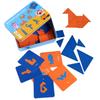 Wooden Tangram Puzzle Educational Brain Teaser For Kids And Students