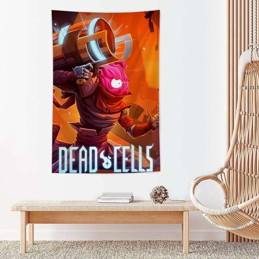 

Video Game DDead Cells Tapestry Microfiber Wall Hanging For Bedroom Living Room Decor Outdoor Festival Garden Bar Background 74x94cm(29x37in)