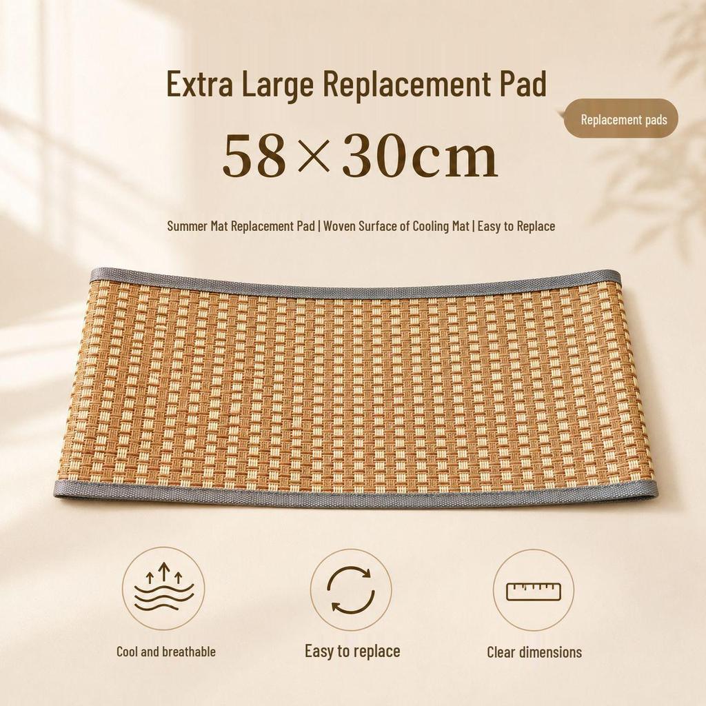 Rattan Woven Cooling Mat for Cats and Dogs - Breathable, Scratch-Resistant Pet Bed and Lounge Chair.