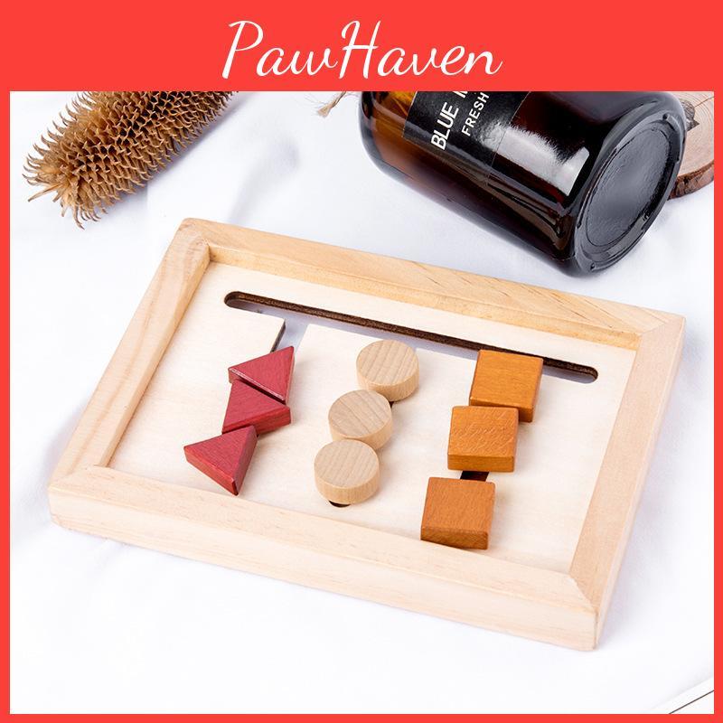 Placă de joc din lemn pentru potrivirea formelor Jucărie puzzle pentru copii Pentru învățare timpurie