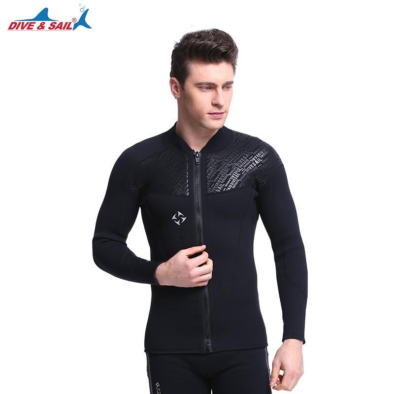 Diving Suit 3MM Split Top With Thick Cold-proof Snorkeling Sunscreen Swimming Surfing Men