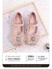 Ultra-Fiber Shiny Rhinestone High Heels for Little Girls - Performance Dance Shoes