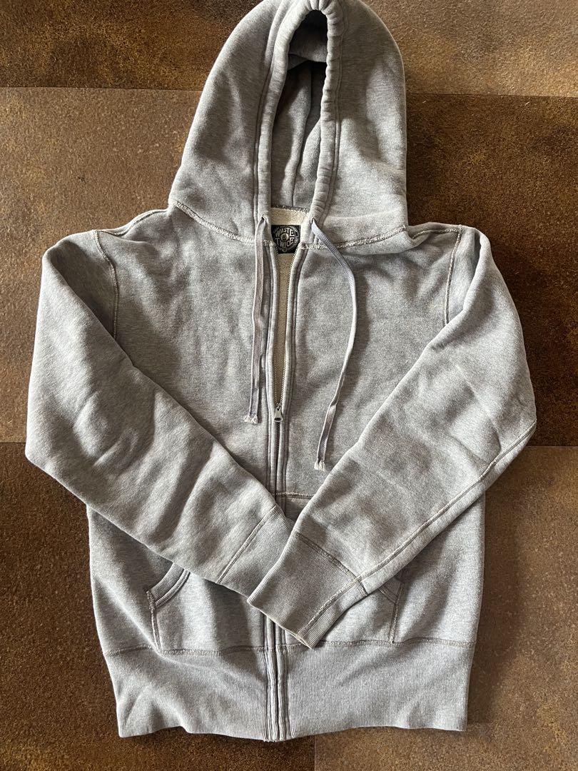 

[USED] Waste(twice) Gray Full-Zip Hoodie, Made in Japan