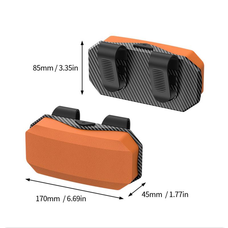 Autobrillenetui Fahrzeug Sonnenbrillen Aufbewahrungsbox Clip Sonnenblende Sonnenschutz Zubehör Innen kratzfestes Material innen