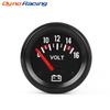 2 Inch 52mm Car Mechanical Voltmeter 8-16V Volt Gauge Meter Black Car Gauge Instrument BX102440