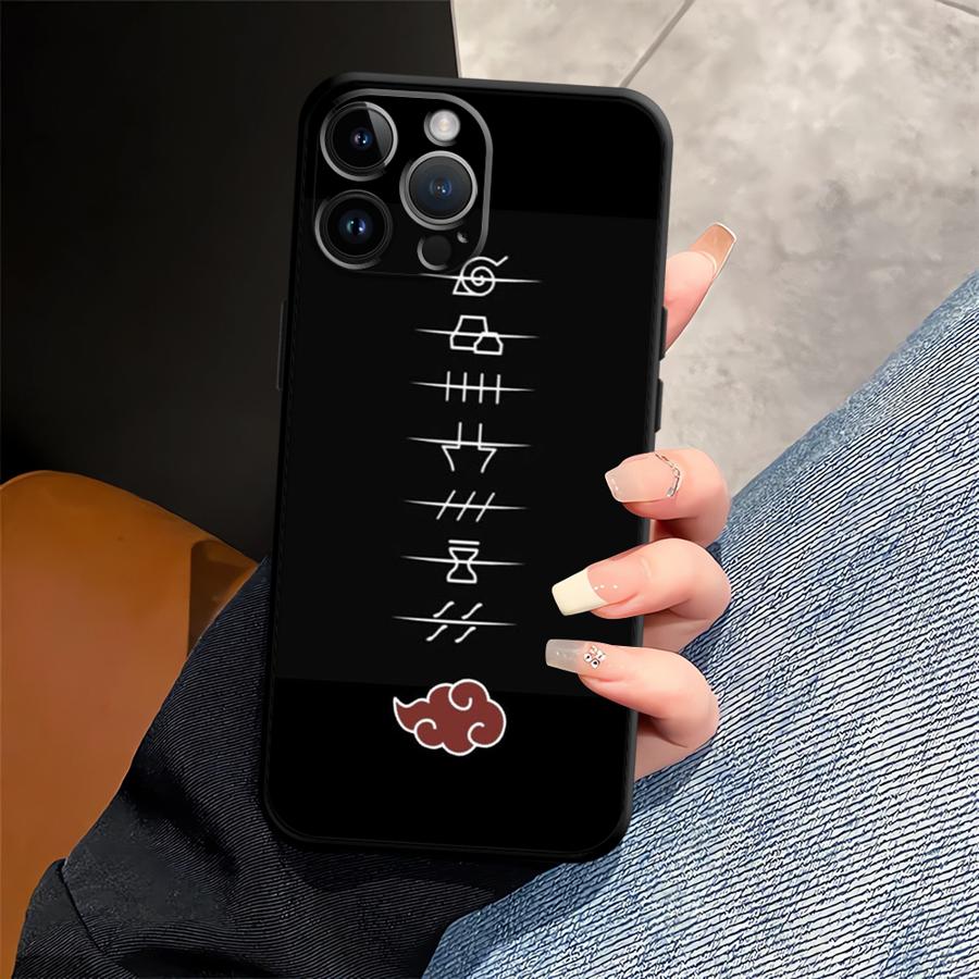 Phone Case for Apple iPhone 13 15 Pro 7 8 XR XS MAX Air 17 Pro Max 14 11 12 16 Funda Phone Cover Anime Narutos Itachi