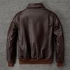 Black Brown Genuine Cow A2 Leather Jacket Men Real Cowhide Pilot Coat Air Force Flight Suits Spring Autumn