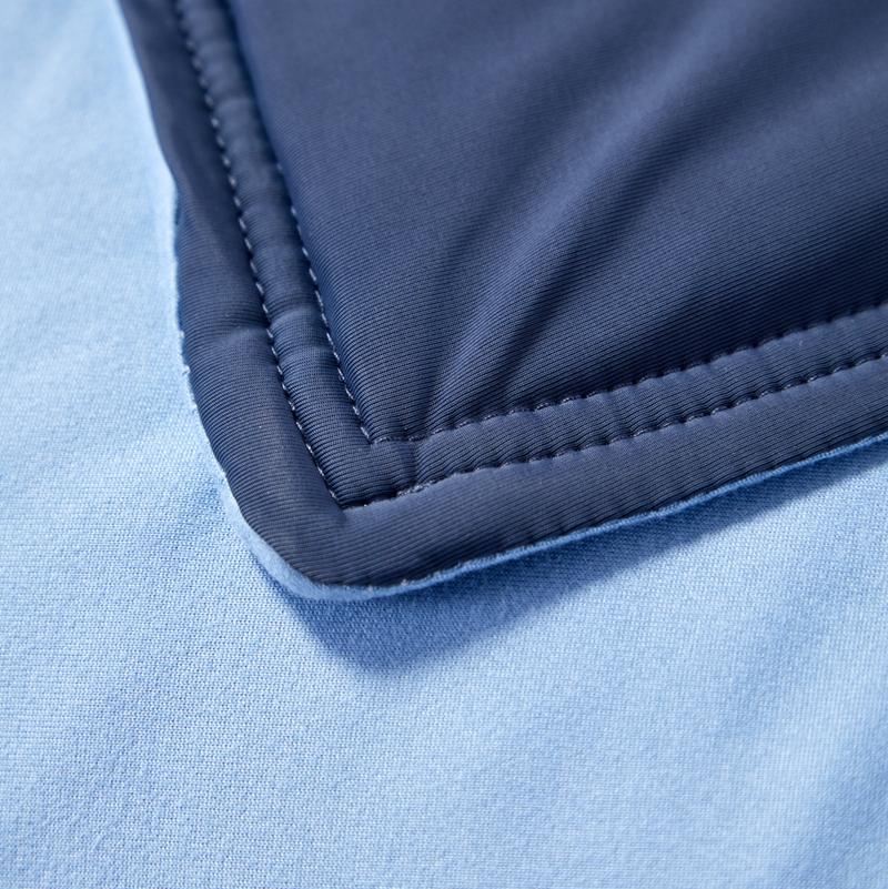 Blue Cooling Summer Quilt,Lightweight Air Condition Comforter,Double Side Cold Blanket For Home 150*200Cm Thin Quilt