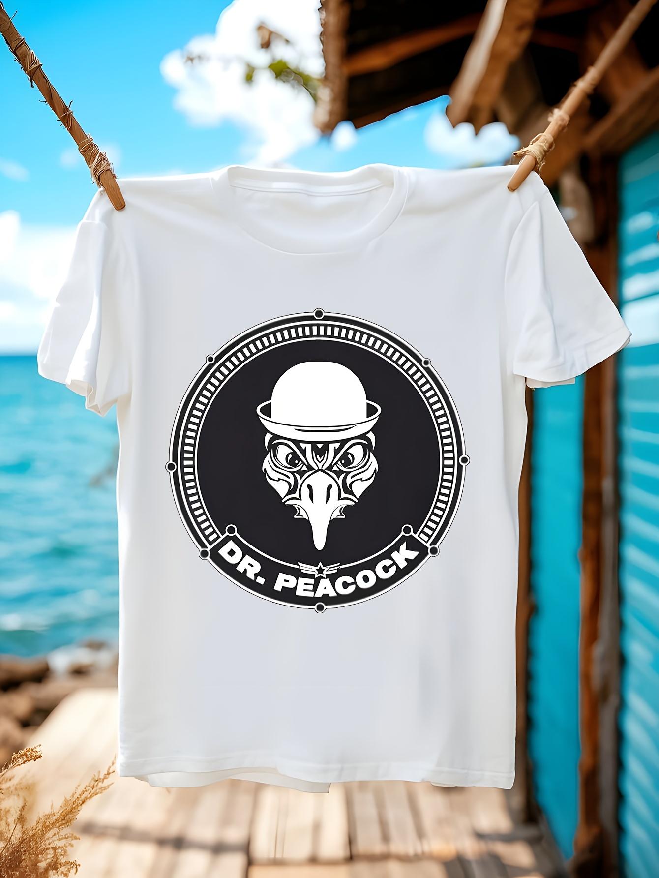 Dr. Peacock Funny Tshirt Funny Graphic Tshirt - Quick-Dry... S