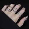 Diamond Zir*****Pening Simple Niche Design Cold Wind Light Luxury High Sense Ring Women