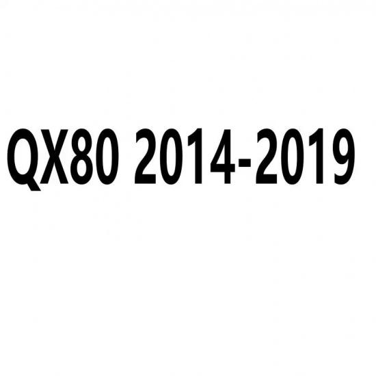 ABS Black Side Door Mirror Cover Rain Visor Guard Fit For Nissan Patrol Y62 Armada Infiniti QX80 QX56