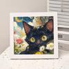High-End Diamond Painting Diy Van Gogh Starry Sky Cat Creative Handmade Toy Table Decoration Diamond Painting With Frame
