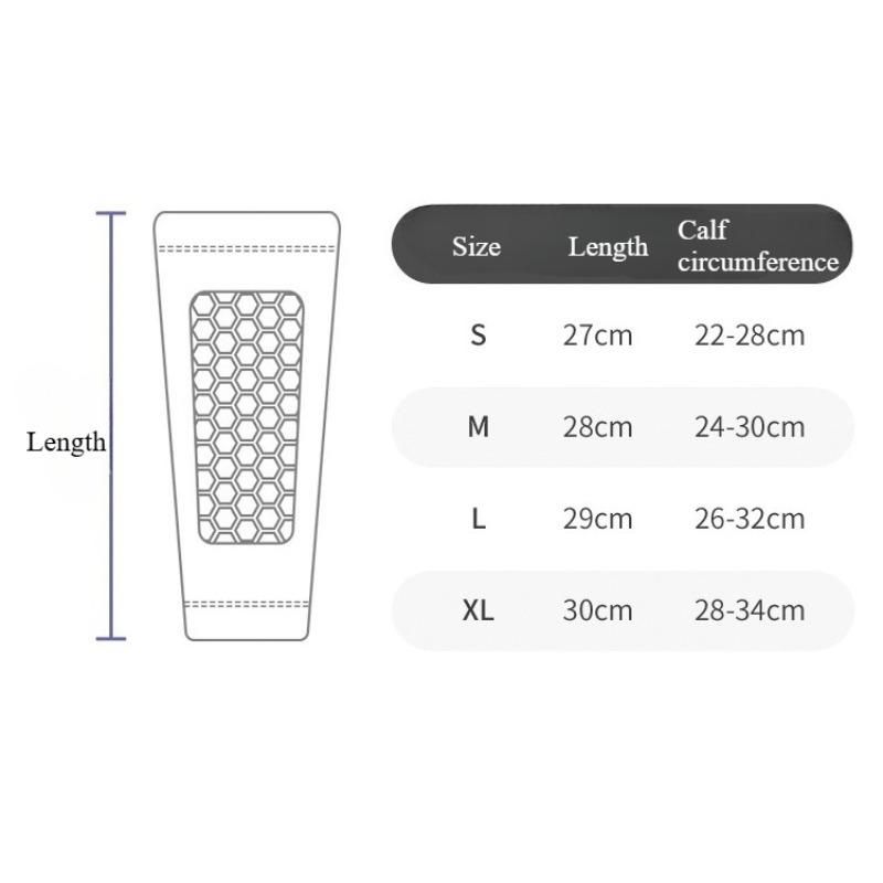 1PCS Professional Antislip Leg Socks Outdoor Sports Calf Football Leg Guard Cover Anticollision Leg Protection Socks Leg Sleeve