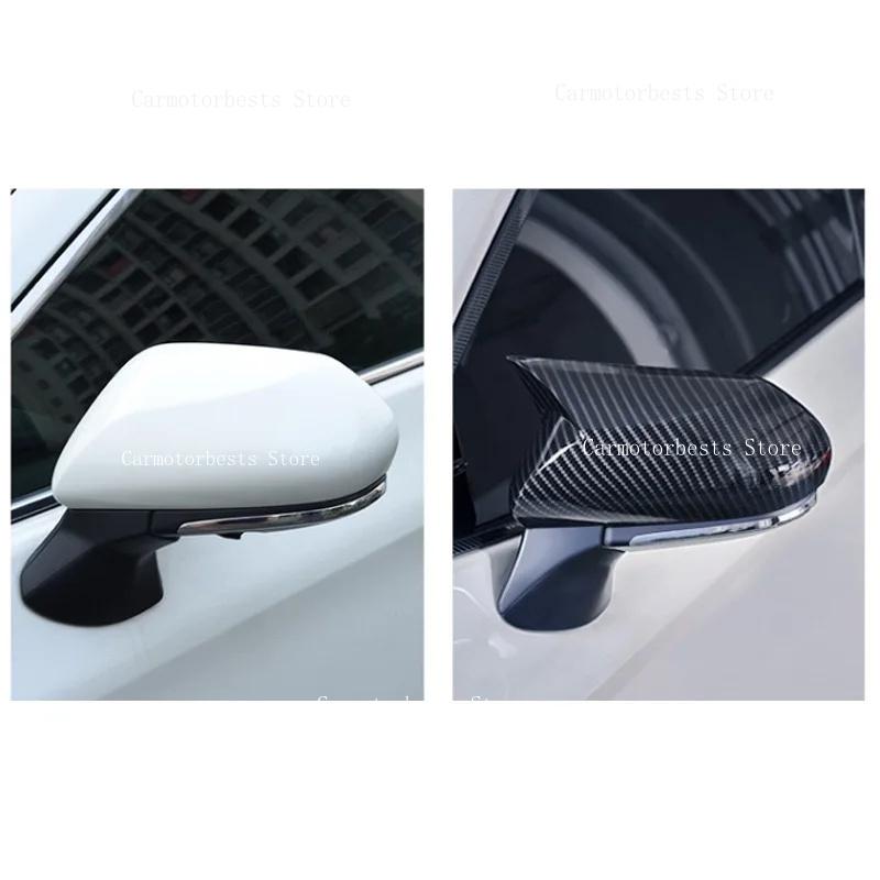 Car  Rearview Side Mirror Cover Fit For Toyota Camry 8th 2018 2019 2020 2021 2022 202  Wing Cap Rear View Case Trim Carbon Fiber