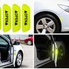 4Pcs Car Door Reflective Stickers Safety Opening Warning Reflector Tape Decal Auto Car Accessories Exterior Reflector Sticker