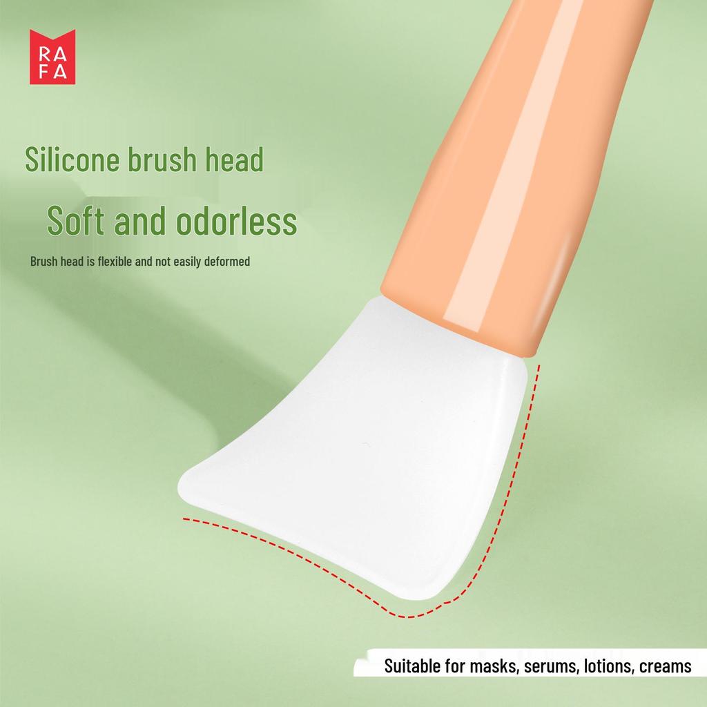 Lafa Silikonový štětec na masku s dvojím použitím se špachtlí a aplikátorem ve tvaru vějíře