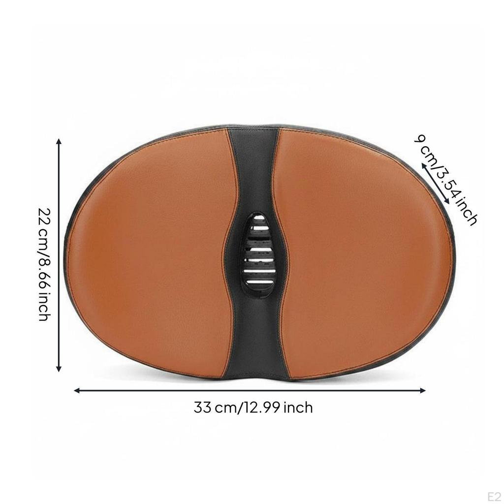 Bezsedlové sedlo na kolo Tlumení nárazů Široké Kolo Ergonomický design pro jízdu na dlouhé vzdálenosti Černá
