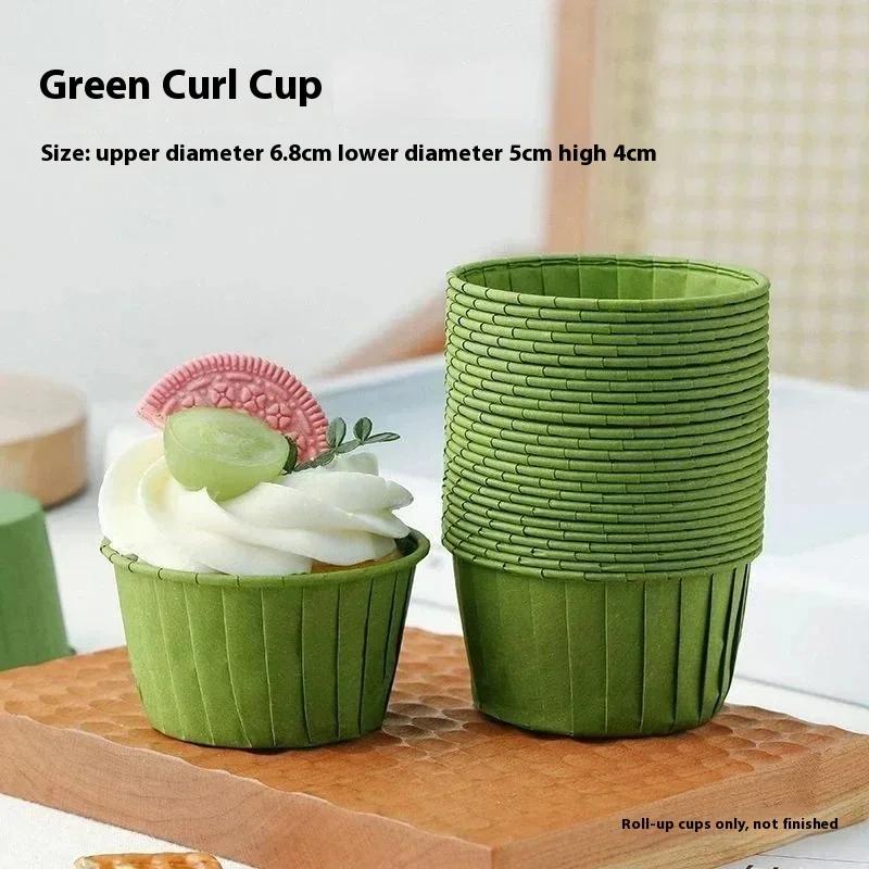 New 50pcs Muffin Cupcake Paper Cup Oilproof Cupcake Liner Baking Cup Tray Case Caissettes Cupcake Wrapper Paper Wedding Party