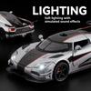 1:32 Koenigsegg One:1 Simulation Alloy Car Model Super Car Light & Sound Toy Car Collectible Decoration & Gift for Boys