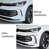 1 Pair Bright Black ABS Front Bumper for Volkswagen Tiguan MK3