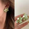 LATS White Flower Stud Earrings for Women Flower Earring Modern Cute Teens Girl Party Jewelry Accessories Gifts