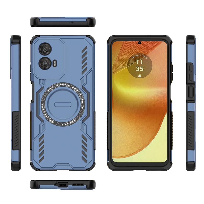 For Motorola Moto G34 Case Moto G34 Cover Heat Dissipation Magnetic Wireless Charging Protective Phone Cases On Moto G34 Funda