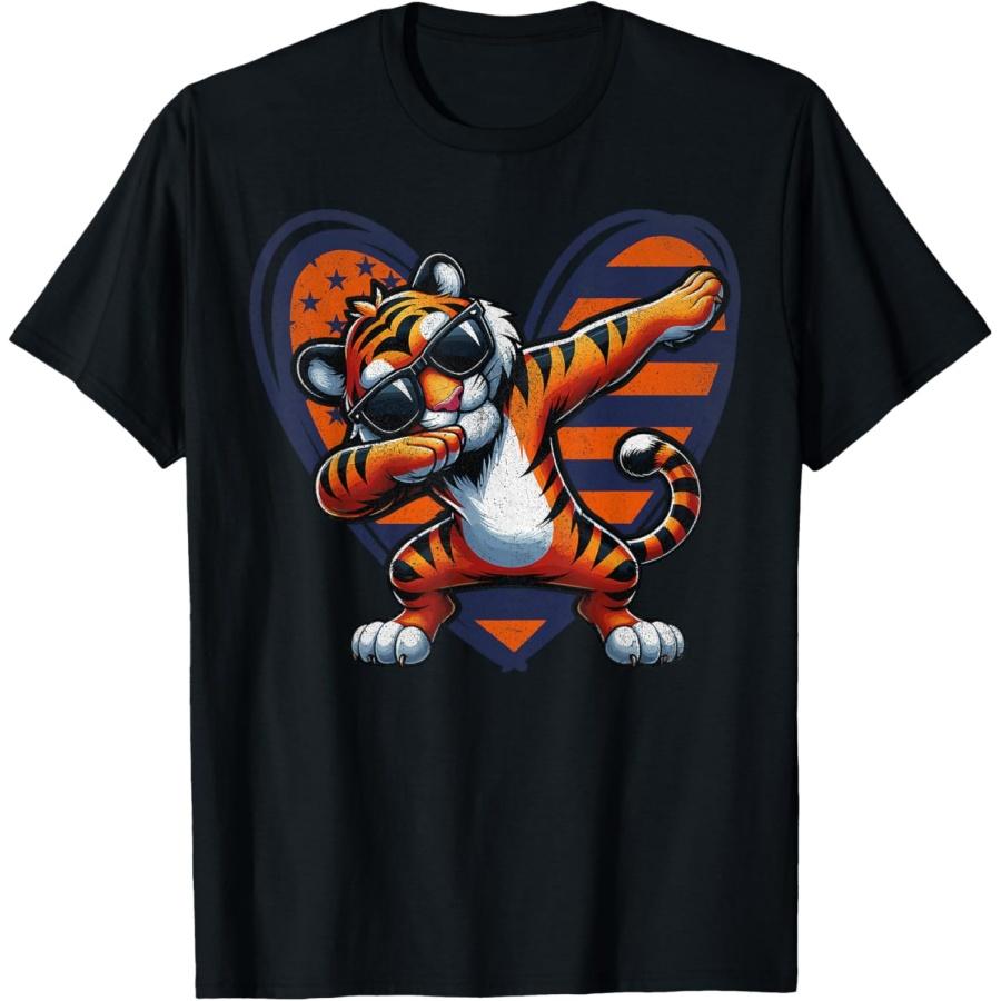 

Graphic Tiger Retro Tiger Dabbing Tigers Lovers T-Shirt XXXXXL чорний
