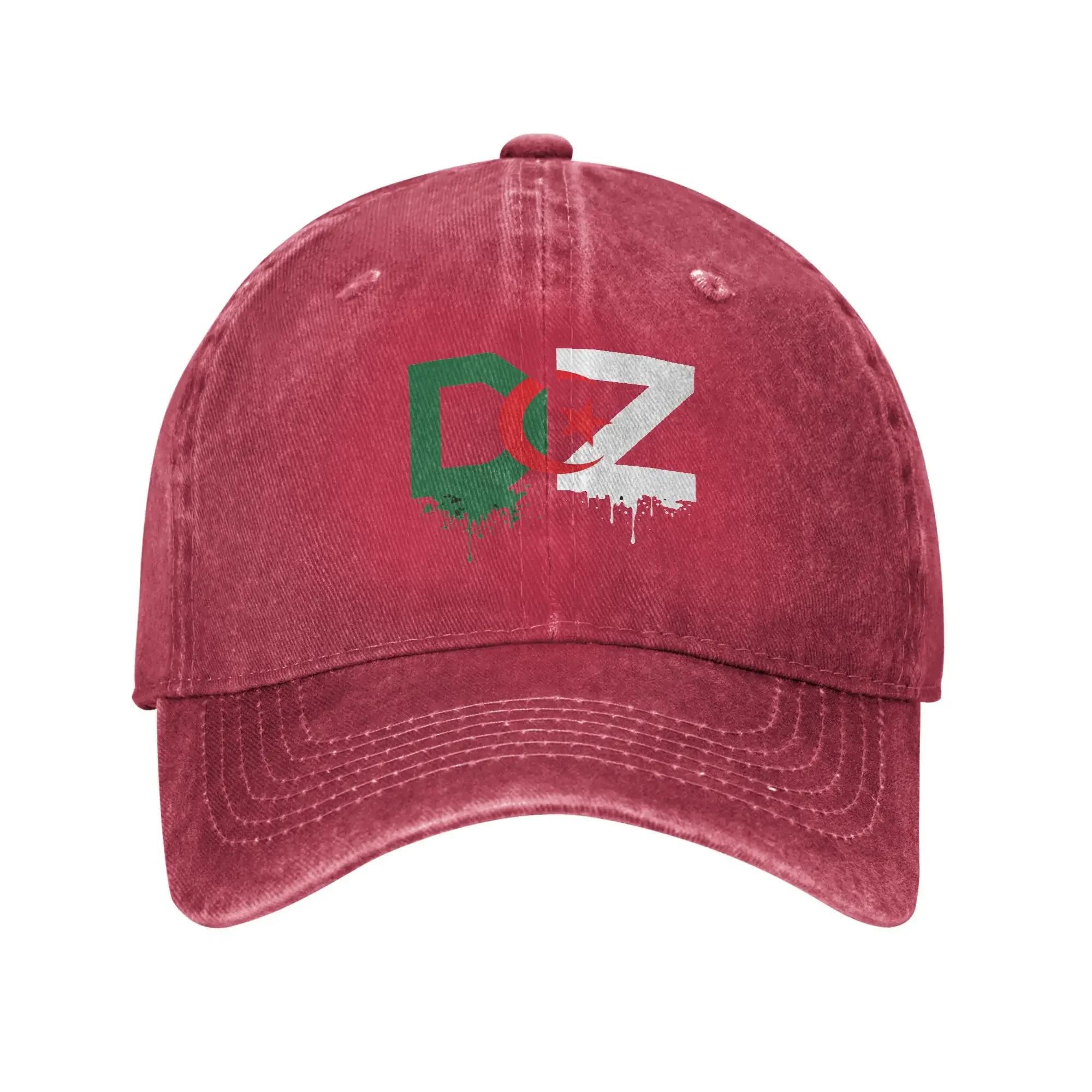 Baseball Cap DZ Algeria Algerian Flag Summer Fashion Trucker Hat Unisex Men Custom DIY Hiking Fishing Baseball Caps One Size