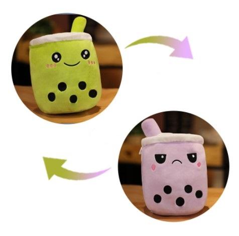 Peluche Giocattolo Bubble Tea Vita Reale 24/70cm Boba Milk Tea Peluche Giocattolo Morbido Ripieno Cuscino da Abbraccio Palle Bubo Tazza da Tè Cuscino Regalo Ragazza