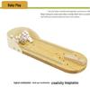 Wooden Mini Bowling: Parent-Child Interactive Stress-Relief Table Game for Kids and Adults