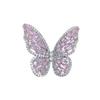 Colorful Copper Zirconia Butterfly Ring – Adjustable, High-Grade, Cute, and Stylish.