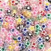 5Pcs Five-pointed Star Glass Beads Dopamine Style Beads Color Hand Painted Spacer Bead DIY Bracelet Jewelry Making Accessories
