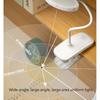 Clip LED Desk Lamp 3 Colors Dimming Eye Protection Night Light Desktop USB Rechargeable Study Bedroom Bedside Table Lamps