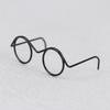10pcs 3cm Mini Round Eyeglass Frame, DIY Made Of Steel Wire With Swing Accessories, Essential For Handmade Production