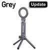 Foldable Magnetic Phone Tripod Holder, 360° Rotating Portable Stand For iPhone Samsung Travel Video Shooting Desk Plane /Train
