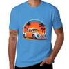 Sunset Drives: Vintage Iconic Car in Captivating Retro Sunset T-Shirt plus size t shirts cute clothes T-shirt