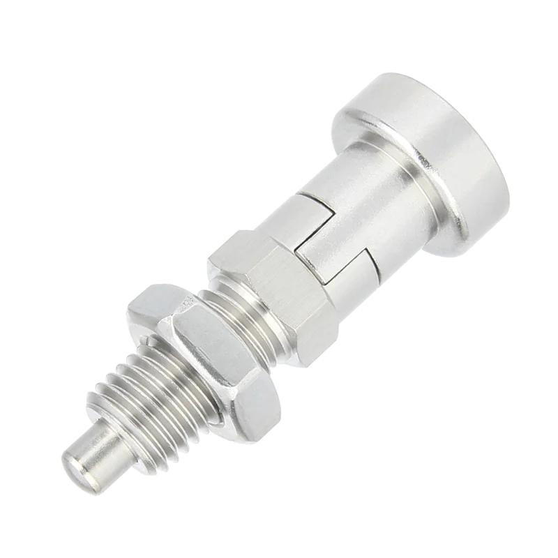 M10/M12/M16/M20 Feingewinde Selbstsichernde Indexierbolzen KST220-C Edelstahl/Kohlenstoffstahl Knopf Positionierbolzen Mit Muttern