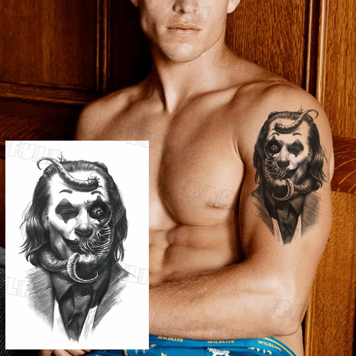 

DIY Компас Корабель Якір Тимчасові Татуювання Для Дорослих Підроблений Лев Тигр Дракон Астронавт Тату Наклейка Унікальні Водостійкі Татуювання