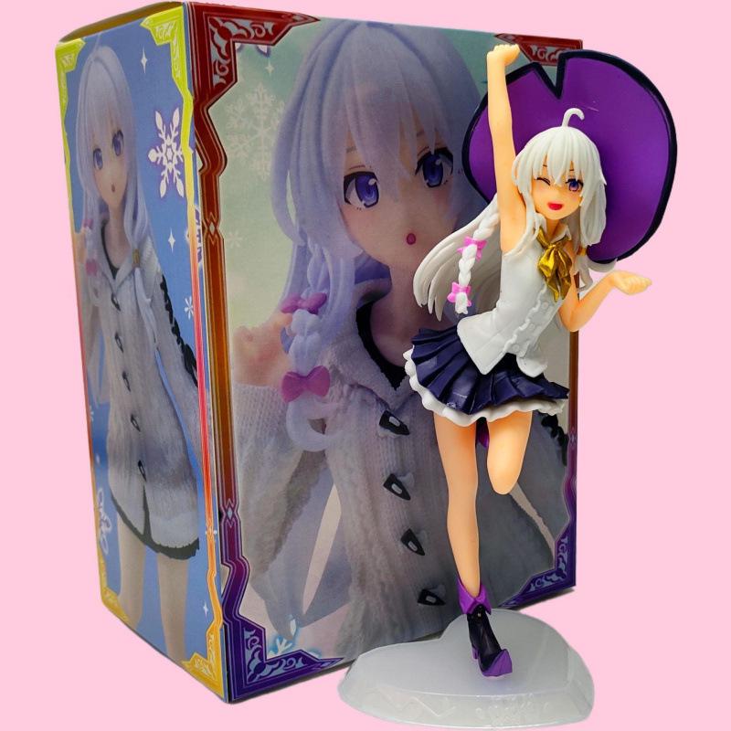 The Adventures of Elaina: Witch Wizard Isekai Anime 2D Figure - Beautiful Ornament