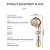 Shower Head Adjustable Water Flow With Turbocharged Bathroom Handheld Water-Saving Shower Head Bathroom Accessories