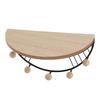 Modern Wall Shelves Fan Shaped Textured Exquisite Floating Shelves for Living Rooms Bedrooms Study