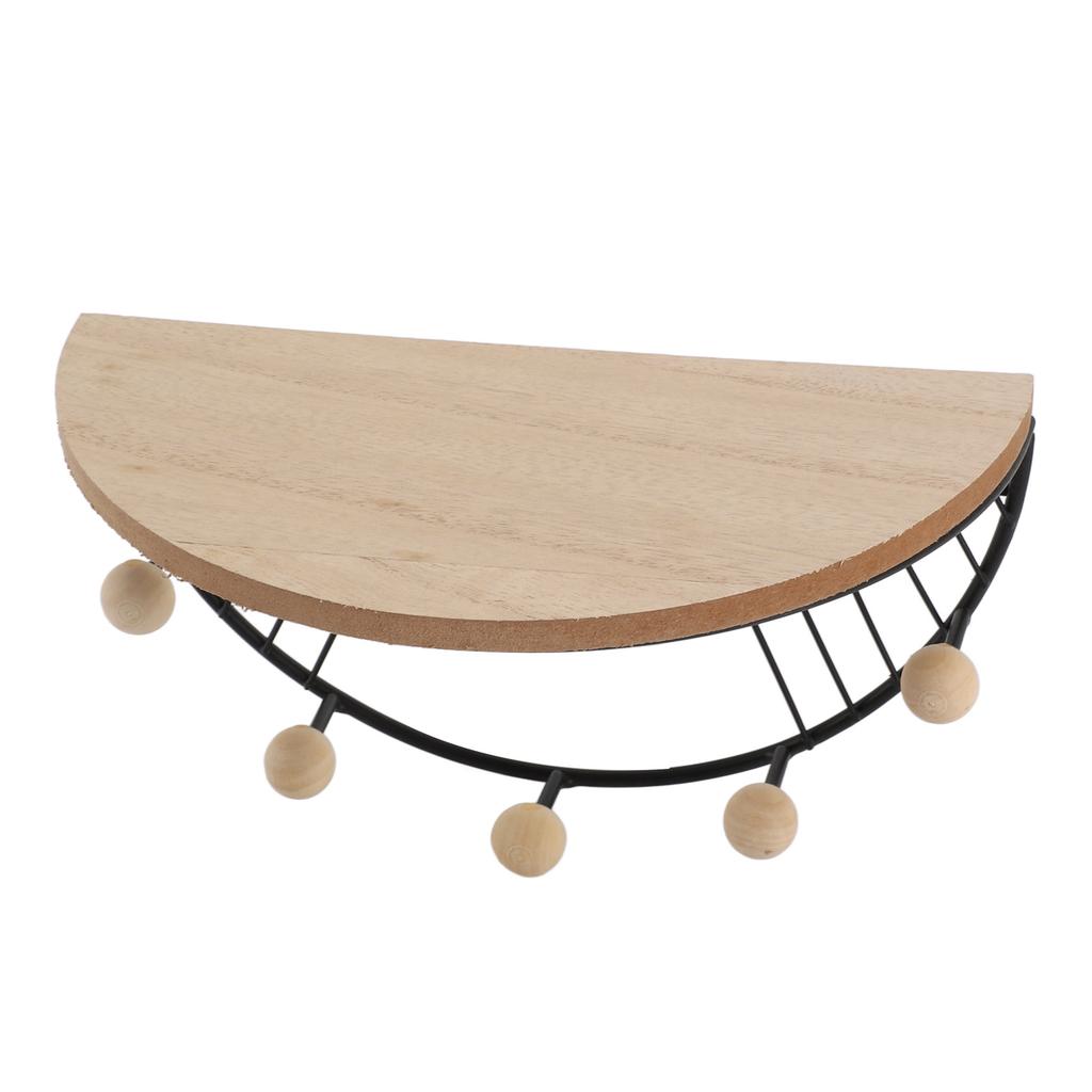 Modern Wall Shelves Fan Shaped Textured Exquisite Floating Shelves for Living Rooms Bedrooms Study