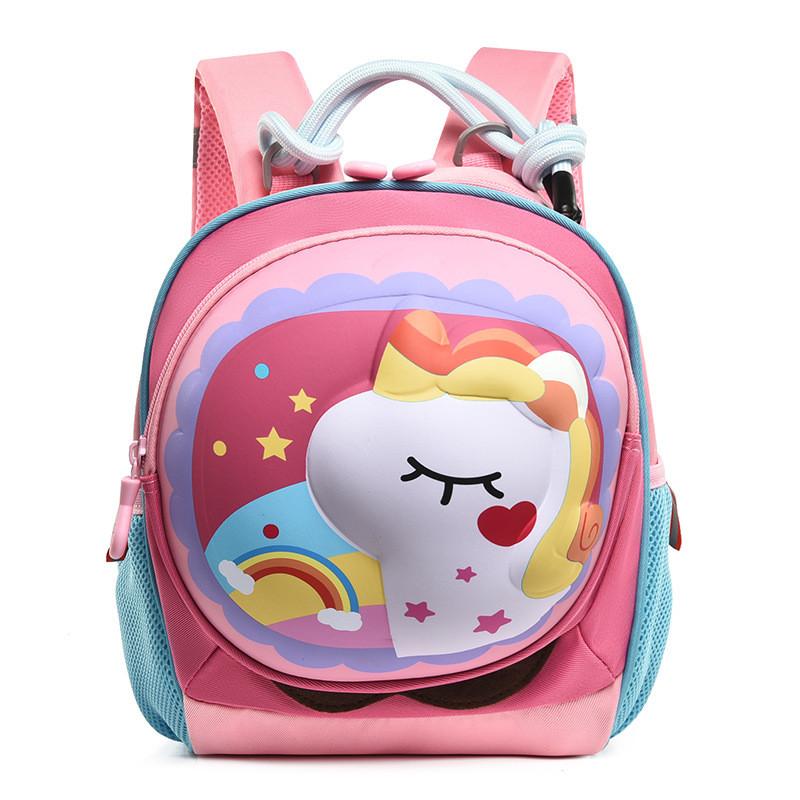 Pattern Dinosaur Horse Kids Backpack With Lightweight Schoolbag Cute Bag Gift