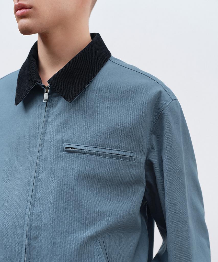 Musinsa Standard Canvas Work Jacket [Blue Grey]