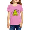 Fashionable Round Neck Short Sleeve Work Clothes Printed Tops For KID Summer Tops