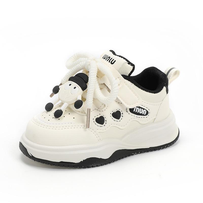 Children's Cartoon Character Sneakers for Spring and Summer, Boys' Leather Sports Shoes, Girls' Casual Shoes for Toddlers and Young Children
