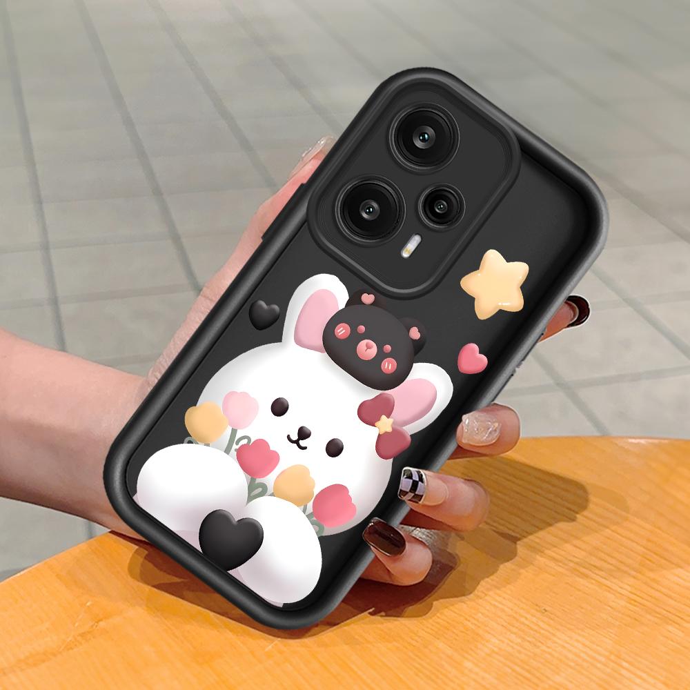 

Мягкий силиконовый квадратный чехол с рисунком лестницы для телефона, полное покрытие, противоударный защитный резиновый чехол для камеры для Xiaomi Redmi Xiaomi 13T Pro чёрный