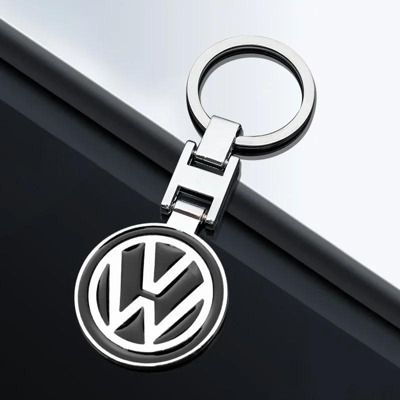 2025 Hot Volkswagen RLine Keychain With Brand Badge Genuine Zinc Alloy Anti-Theft Car Key Organizer Gift Pendant For Men Women S